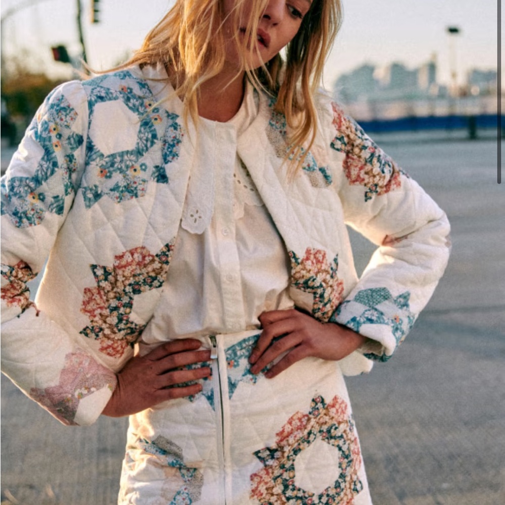 Sézane Emerson Quilt Jacket size 4